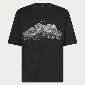 NEW Oakley Mountain Scape Tee Blackout Men's